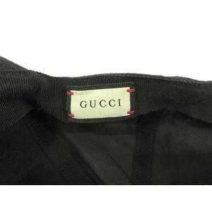 グッチ GUCCI WORLD WIDE CAP ワールドワイド キャップ 帽子 黒 ブラック ヘッドウェア ☆AA★ メンズ レディース