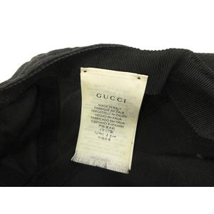 グッチ GUCCI WORLD WIDE CAP ワールドワイド キャップ 帽子 黒 ブラック ヘッドウェア ☆AA★ メンズ レディース