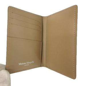 マルタンマルジェラ 11 Martin Margiela 11 レザー カードケース S55UI0203 P4745 ベージュ 本革 革小物 ☆AA★ メンズ レディース