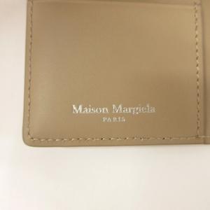 マルタンマルジェラ 11 Martin Margiela 11 レザー カードケース S55UI0203 P4745 ベージュ 本革 革小物 ☆AA★ メンズ レディース