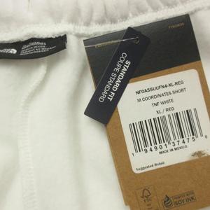 未使用品 ザノースフェイス THE NORTH FACE M COORDINATES SHORT ハーフパンツ スウェット ショーツ XL ホワイト 白 ボトムス メンズ