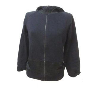 プラダ PRADA パーカー ジップ 国内正規 長袖 黒 ブラック XS