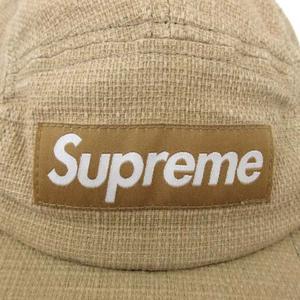 シュプリーム SUPREME Camp Cap リネン ボックスロゴ キャップ