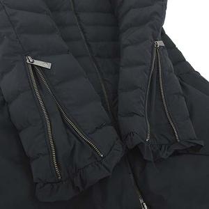 ピンコ PINKO ダウンコート ロング ファー付き フリル袖 ジップアップ