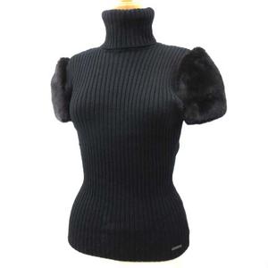 美品 2022AW フォクシー FOXEY 42446 KNIT TOP DOLCEVITA 38/ブラック ニットトップ ドルチェヴィータ タートルネック【2400014232936】 FOXEY - 美品 2022AW フォクシー FOXEY 42446 KNIT TOP
