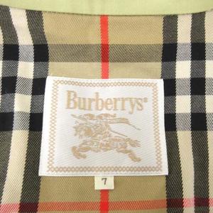 Burberrys バーバリー コットン ロゴ刺繍 ステンカラー ショートコート 中古・古着通販】Burberry's (バーバリーズ) ライナー付ステン