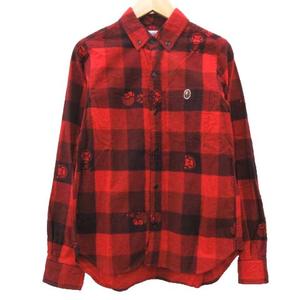 アベイシングエイプ A BATHING APE ネルシャツ マイロ ブロック 