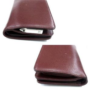 シャネル CHANEL キャビアスキン レザー 二つ折り財布 ココマーク