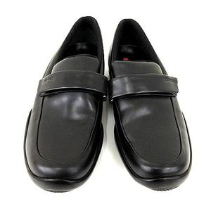 プラダスポーツ PRADA SPORT レザー シューズ ベルクロ ローファー 37 