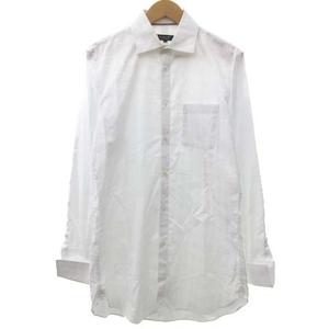 バーバリー　三陽商会　白　ホワイト　長袖シャツ　39 BURBERRY BLACK LABEL 長袖 ホワイトシャツ 39 バーバリーブラック