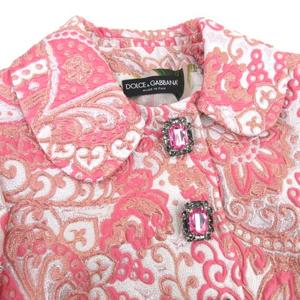 新品未使用／ ドルチェアンドガッパーナ ペイズリーラメ刺繍 スカート