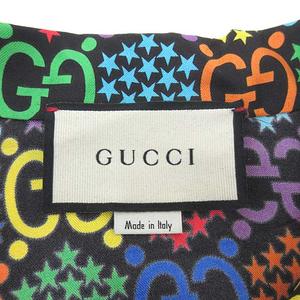 グッチ GUCCI 美品 20SS サイケデリック パジャマ セットアップ シャツ 