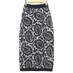 フェンディ FENDI 美品 20SS ロング スカート FZQ621 ペイズリー  