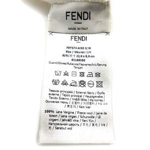 未使用品 フェンディ FENDI 22SS 手袋 グローブ 五本指 ニット スマホ