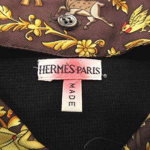 エルメス HERMES マルジェラ期 シルク ニット カーディガン CHASSEEN 