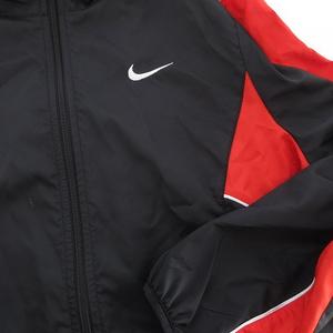 NIKE ジャージ上下セットアップレッド/ブラック ナイキ】NIKE ワンポイントロゴ ジャージセットアップ (95cm) RD