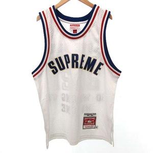 シュプリーム SUPREME × mitchell & ness 美品 21SS ゲームシャツ 