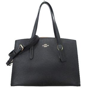 COACH　コーチ　黒　ブラック　通勤バッグ　チャーリー　キャリーオール COACH（コーチ）の「【コーチ】チャーリー キャリーオール