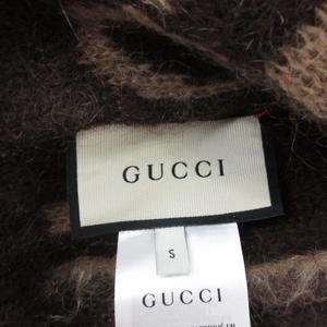 グッチ GUCCI 美品 21AW リバーシブル モヘア ニット カーディガン GG  