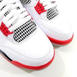 未使用品 ナイキ NIKE タグ付き AJ4 Air Joradn 4 Retro OG Fire Red 