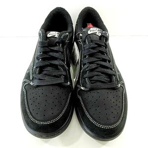 ナイキ NIKE 22年 タグ付き AJ1 LOW x Travis Scott Black Phantom 