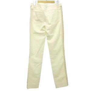 シャネル CHANEL デニム パンツ サイドライン ココマーク テーパード  