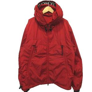 モンクレール MASSEREAU マセロー  レッド ロゴ　サイズ0 モンクレール MONCLER マセロー MASSEREAU ナイロンジャケット