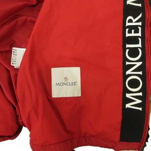 モンクレール MASSEREAU マセロー  レッド ロゴ　サイズ0 モンクレール MONCLER マセロー MASSEREAU ナイロンジャケット