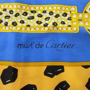 カルティエ Cartier Must de Cartier スカーフ レオパード柄 ヒョウ柄
