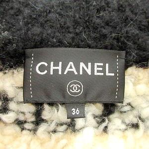 【CHANEL】シャネルジャケット　ココマーク　ジップアップ　36#Sサイズ CHANEL】シャネルジャケットココマークジップアップ36#Sサイズ