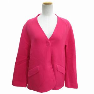 マーレンダム MARLENEDAM 比翼ジャケット コート ストレッチ 長袖 40 M 