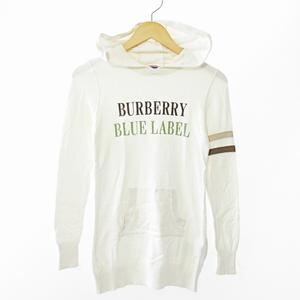 訳あり バーバリーブルーレーベル ジップアップニットパーカー