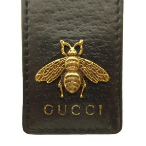 グッチ GUCCI 美品 アニマリエ ビー 522914 マネークリップ 蜂 レザー 