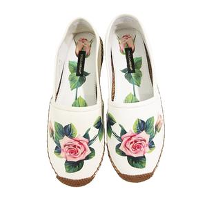 関税込■Dolce&Gabbana■Capri Cava プリント エスパドリーユ ドルチェ&ガッバーナ ドルガバ DOLCE&GABBANA 美品 箱付き