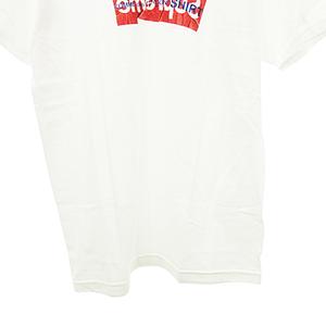 シュプリーム SUPREME × コムデギャルソン COMME des GARCONS 美品 鑑定書付き 17SS BOX Logo Tee ボックス ロゴ Tシャツ 半袖 Mサイズ 白 ホワイト ☆AA★ メンズ