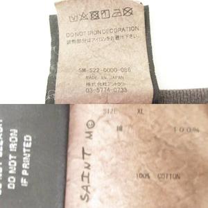 SAINTMICHAEL新品Mサイズ ダークグレー ロングスリーブTシャツ 新品 SAINT MICHAEL セントマイケル 22SS LS TEE RUNNING ロング