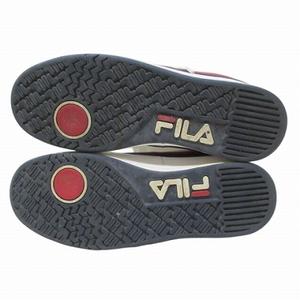 フィラ FILA スニーカー テニス88 ローカット 1VT13057-150 シューズ 靴 ロゴ 皮革 US10 約28cm 白 赤 紺 ■MET1 X メンズ