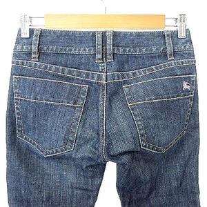BURBERRY BLUE LABEL クロップドデニム　34 バーバリー バーバリーブルーレーベル BURBERRY BLUE LABEL ローライズ