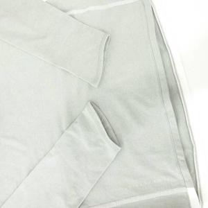 ラルフローレン RALPH LAUREN 長袖 カットソー ハーフジップ 無地 薄手 XSサイズ グレー ■YHS3 レディース