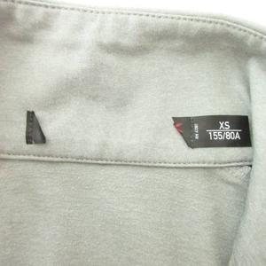 ラルフローレン RALPH LAUREN 長袖 カットソー ハーフジップ 無地 薄手 XSサイズ グレー ■YHS3 レディース