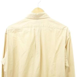 ラルフローレン RALPH LAUREN 美品 長袖 シャツ ブラウス ホース刺しゅう 日本製 Mサイズ ベージュ メンズ