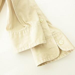 ラルフローレン RALPH LAUREN 美品 長袖 シャツ ブラウス ホース刺しゅう 日本製 Mサイズ ベージュ メンズ