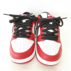 未使用品 ナイキ NIKE BQ6817-600 SB ダンク ロー プロ ジェーパック シカゴ バーシティレッド＆ホワイト スニーカー 23.5cm 赤 レッド レディース