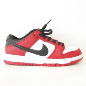 未使用品 ナイキ NIKE BQ6817-600 SB ダンク ロー プロ ジェーパック シカゴ バーシティレッド＆ホワイト スニーカー 23.5cm 赤 レッド レディース
