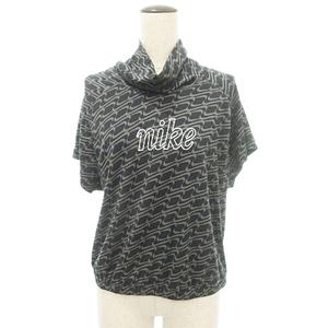 ナイキ NIKE ラグラン タートルネック カットソー Tシャツ Lサイズ グレー ■YHS7 レディース