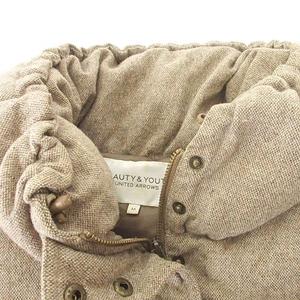 B&Y ユナイテッドアローズ BEAUTY&YOUTH ビューティー&ユース ダウンジャケット アウター Mサイズ 茶 ブラウン ■YHS7 レディース
