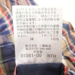 ラブレス LOVELESS チェック ハーフパンツ 薄手ショーツ M マルチカラー ■YHS9 メンズ