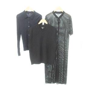 ユニクロ UNIQLO 美品 L～XLサイズ 3点セット おまとめ 黒 ブラック系 