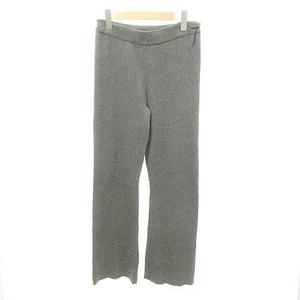 フリークスストア FREAKS STORE リブニット パンツ 伸縮性あり Mサイズ グレー MMT レディース
