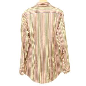 ポールスミス PAUL SMITH マルチストライプ シャツ 長袖 カットソー XL 暖色系マルチカラー メンズ